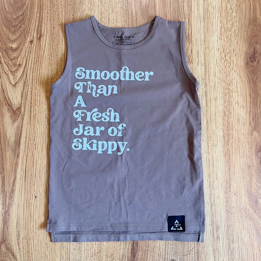 Trilogy Design Smoother Than Skippy Tank Top